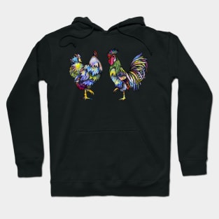 Hen and Rooster Hoodie